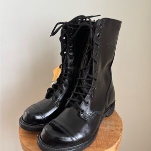 Carolina Paratrooper 10” Jump Boots Black With Zipper Women’s Size 9.5 R NOS!!